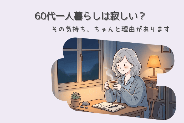 60代一人暮らしは寂しい？そんな夜に知ってほしい、小さな心の整え方